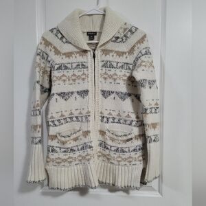 Eddie Bauer Small Sweater 60% Cotton 30% Wool